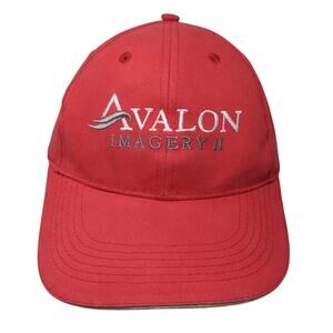 Avalon Imagery II Slideback Hat Red One Size Embroidered Myrtle Beach